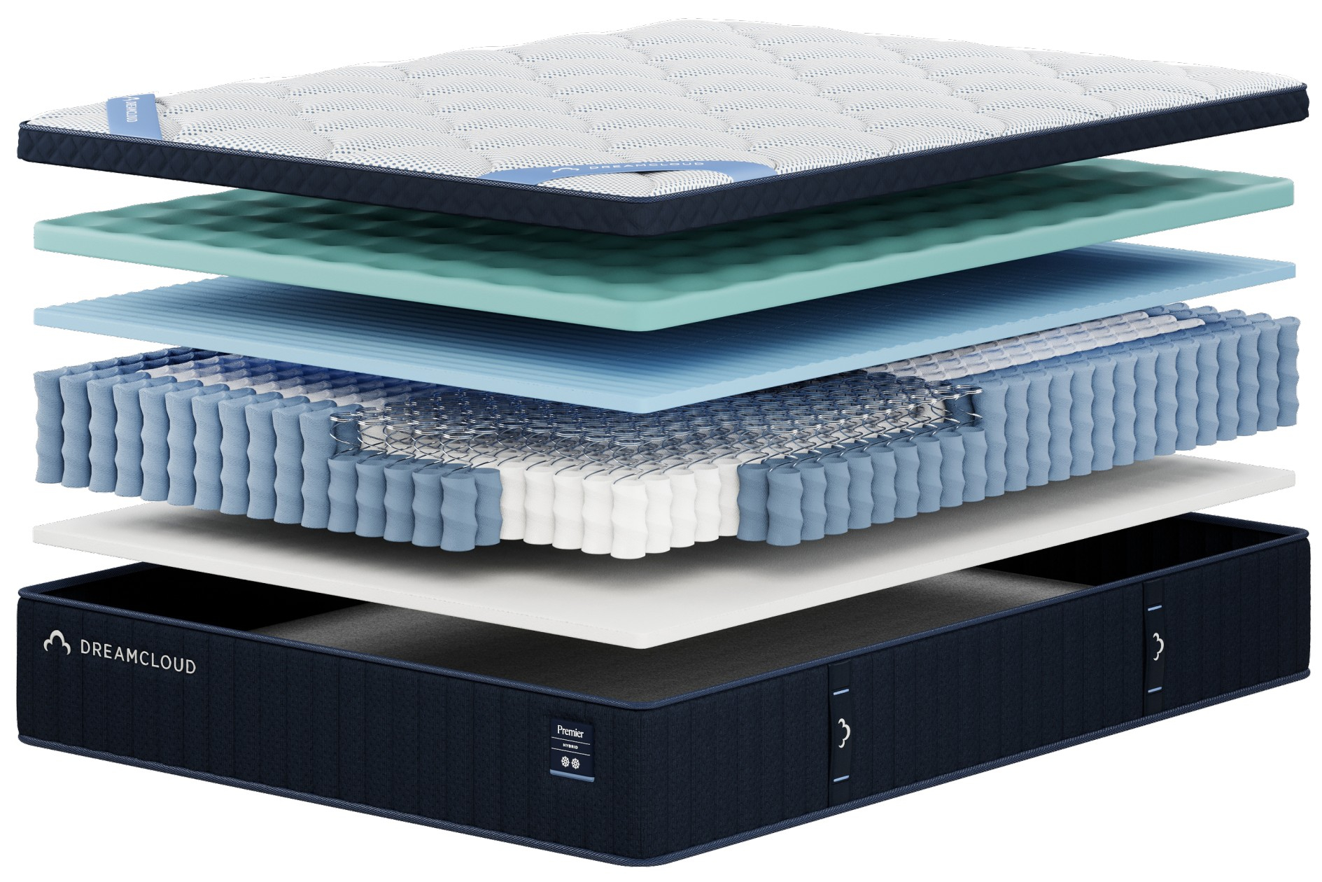 layers of the dreamcloud premier mattress